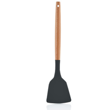 Bambu Saplı Servis Spatulasıı Siyah - Taç