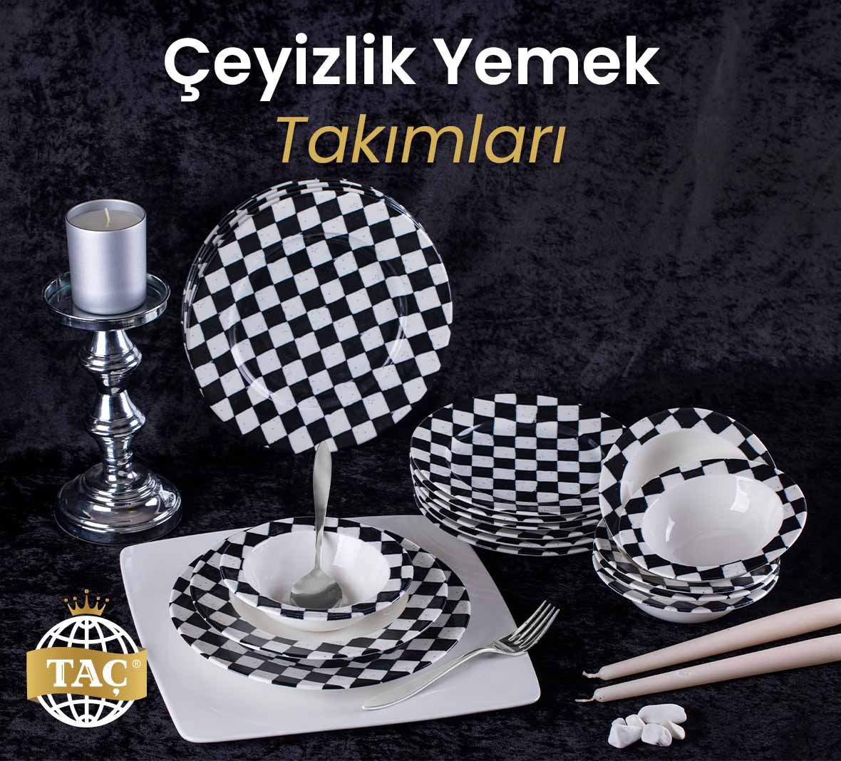 Çeyizlik Yemek Takımları için bizimle iletişime geçebilirsiniz. -  Tacev.com